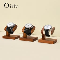 Oirlv Wooden Jewelry Organizer Bracelet Watch Display Stand Jewelry Storage Holder Watch Rack Watch Display Props For Showcase