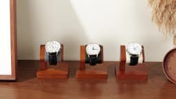 Oirlv Wooden Jewelry Organizer Bracelet Watch Display Stand Jewelry Storage Holder Watch Rack Watch Display Props For Showcase