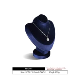 Yinbeini Velvet Jewelry Pendant Chest Stand Necklace Display Organizer Jewelry Store Countertop Exhibition Props RB026