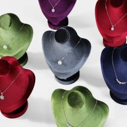 Yinbeini Velvet Jewelry Pendant Chest Stand Necklace Display Organizer Jewelry Store Countertop Exhibition Props RB026