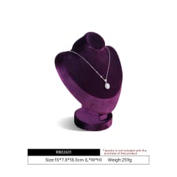 Yinbeini Velvet Jewelry Pendant Chest Stand Necklace Display Organizer Jewelry Store Countertop Exhibition Props RB026