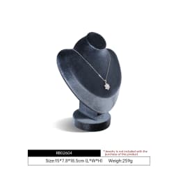 Yinbeini Velvet Jewelry Pendant Chest Stand Necklace Display Organizer Jewelry Store Countertop Exhibition Props RB026