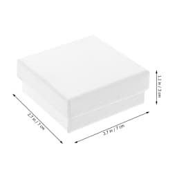 12pcs Cardboard Jewelry Boxes Earrings Rings Necklace Bracelet Storage Case Reusable Gift Packaging Boxes Reusable Organizer