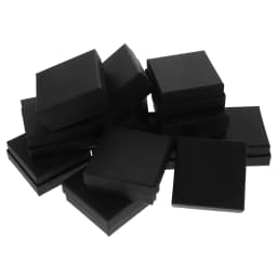 12pcs Cardboard Jewelry Boxes Earrings Rings Necklace Bracelet Storage Case Reusable Gift Packaging Boxes Reusable Organizer