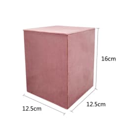 Jewelry Rack Display Pink Velvet Cloth Window Necklace RingJewelry Exhibitor Props High-End Display Props Free Combination
