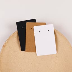 50 Pcs 6X9cm New Pattern Rectangle Earrings Jewelry Display Kraft Paper Card With Or Without Bags Wholesale Packaging Supplier