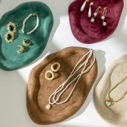 Colorful Jewelry Tray for Ring Stud Brooch Hair Clip Jewelry Shop Counter Accessory Small Handicraft Storage Display Plate