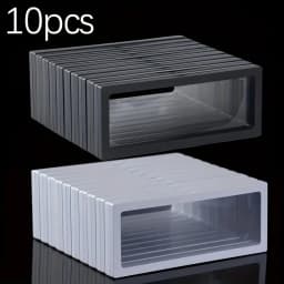10pcs Transparent Floating Frame Display Rack Floating Storage Box Jewelry Display Box Necklace Watch Bracelet Dust Box