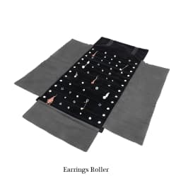 Portable Large Travel Jewelry Roll Bag Pendant Necklace Bracelet Chain Storage Carrying Case Watch Bangle Ring Earring Organizer