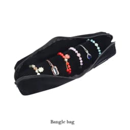 Portable Large Travel Jewelry Roll Bag Pendant Necklace Bracelet Chain Storage Carrying Case Watch Bangle Ring Earring Organizer