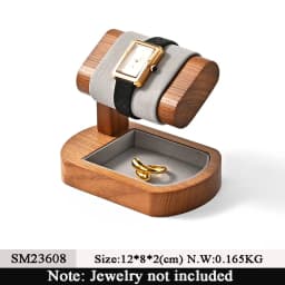 Oirlv Wooden Watch Stand Bracelet and Bangle Display Stand for Entryway Decoration Jewelry Storage Gifts Wholesale Display racks