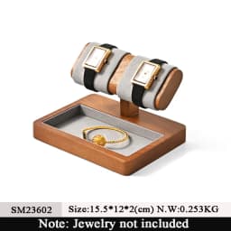 Oirlv Wooden Watch Stand Bracelet and Bangle Display Stand for Entryway Decoration Jewelry Storage Gifts Wholesale Display racks