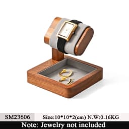Oirlv Wooden Watch Stand Bracelet and Bangle Display Stand for Entryway Decoration Jewelry Storage Gifts Wholesale Display racks