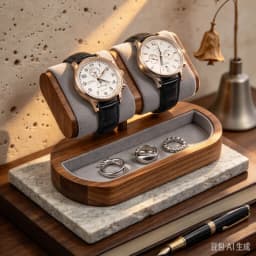 Oirlv Wooden Watch Stand Bracelet and Bangle Display Stand for Entryway Decoration Jewelry Storage Gifts Wholesale Display racks