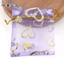 50pcs/Lot Colorful Drawstring Organza Bags Jewelry Packaging Bags Candy Wedding Party Bags Wholesale Gifts Pouches Wholesales