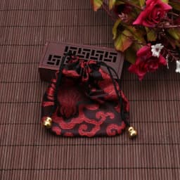 Silk Brocade Jewelry Drawstring Gift Bags Coin Purse Embroidered Candy Chocolate Bag for Wedding Party