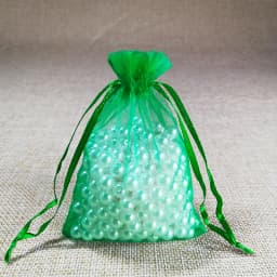 100pcs/lot 5x7 7x9 9x12CM Organza Bags Wedding Party Christmas Decoration Drawstring Gift Bag Pouch Jewelry Packaging Bags