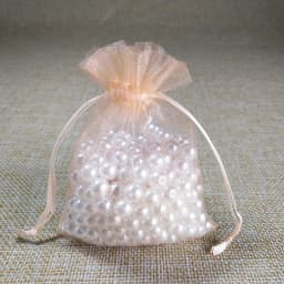100pcs/lot 5x7 7x9 9x12CM Organza Bags Wedding Party Christmas Decoration Drawstring Gift Bag Pouch Jewelry Packaging Bags
