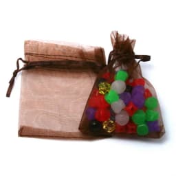 Top Sale 10pcs 7x9/9x12cm Drawstring Organza Jewelry Packaging Display Jewelry Pouches For DIY Jewelry Wedding Gift Beads Bags