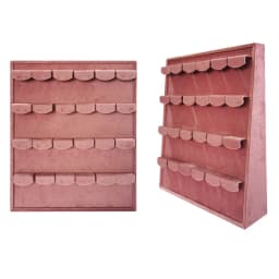 Vertical Leather Velvet Jewelry Stand Necklace Earring Ring Pendant Display Holder Luxury Accessory Organizer Tray