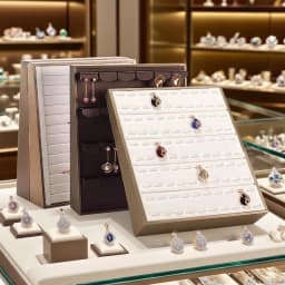 Vertical Leather Velvet Jewelry Stand Necklace Earring Ring Pendant Display Holder Luxury Accessory Organizer Tray