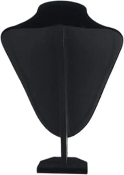 2pcs/Black Velvet Necklace Small Holder Stand Display Stands Mannequin Bust Jewelry Organizer Displays For Shop Event Shows