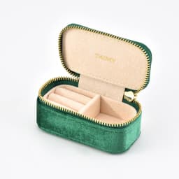 TAIMY Velvet Mini Travel Custom Logo Vintage Cute Girls Small Storage Jewelry Box Jewellery Organizer Jeweler Packaging Red