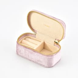 TAIMY Velvet Mini Travel Custom Logo Vintage Cute Girls Small Storage Jewelry Box Jewellery Organizer Jeweler Packaging Red
