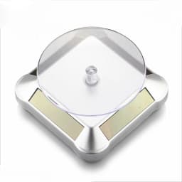 Solar Display Rack Bracelet Necklace Jewelry Display Props Rotating Table Solar Power Turntable Designed For Displaying Watches