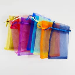 500pcs Drawstring Jewelry Bags Pouch 5x7 7x9 9x12 10x15cm Organza Bags Wedding Packaging Gift Bag Party Decoration Jewelry Bag