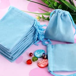 100Pcs 7x9cm Velvet Drawstring Pouch Jewelry Bags New Year Birthday Xmas Party Ball Gift Bags pochette cadeau sachet bonbon