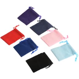 100Pcs 7x9cm Velvet Drawstring Pouch Jewelry Bags New Year Birthday Xmas Party Ball Gift Bags pochette cadeau sachet bonbon