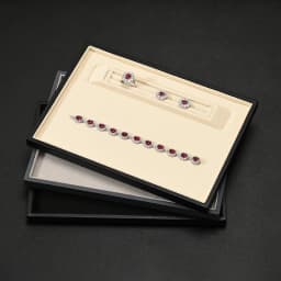 Oirlv Leather Jewelry Tray Rings Necklaces Jewelry Viewing Display Tray Earring Bracelet Jewelry Storage Tray Jewelry Organizer