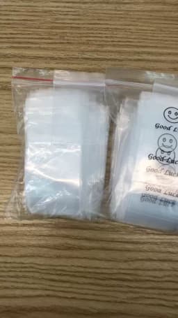 Starose 100Pcs/Lot New 4x6cm Thumbs Up Print Clear Ziplock Bags Good Luck Jewelry Packing ZIP Bag Waterproof Plastic Sealed Bag