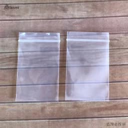 Starose 100Pcs/Lot New 4x6cm Thumbs Up Print Clear Ziplock Bags Good Luck Jewelry Packing ZIP Bag Waterproof Plastic Sealed Bag