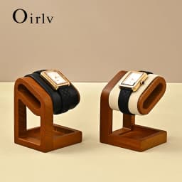 Oirlv Wooden Jewelry Organizer Bracelet Watch Display Stand Jewelry Storage Holder Watch Rack Watch Display Props For Showcase