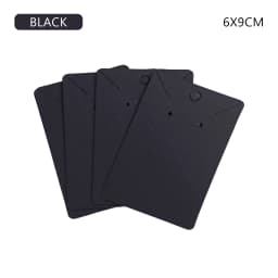 50pcs/Lot Earrings Necklaces Display Cards For Jewelry Organizer Self-Seal Packaging Cardboard Hang Tag Card Ear Stud Paper Card