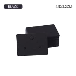 50pcs/Lot Earrings Necklaces Display Cards For Jewelry Organizer Self-Seal Packaging Cardboard Hang Tag Card Ear Stud Paper Card