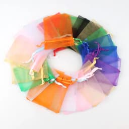 Wholesale 5x7CM/7x9CM/9x12CM Organza Drawable Bags Gift Bags Jewelry Packaging Candy Wedding Party Goodie Packing Favors Pouches