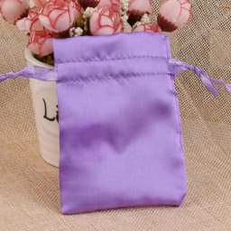 10pcs/Lot 8x10cm10x15cm Soft Silk Satin Gift Bag Smooth Cloth Ring Bracelet Necklace Jewelry Storage Packing Drawstring Pouches