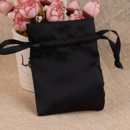 10pcs/Lot 8x10cm10x15cm Soft Silk Satin Gift Bag Smooth Cloth Ring Bracelet Necklace Jewelry Storage Packing Drawstring Pouches