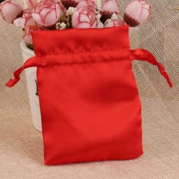 10pcs/Lot 8x10cm10x15cm Soft Silk Satin Gift Bag Smooth Cloth Ring Bracelet Necklace Jewelry Storage Packing Drawstring Pouches