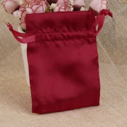 10pcs/Lot 8x10cm10x15cm Soft Silk Satin Gift Bag Smooth Cloth Ring Bracelet Necklace Jewelry Storage Packing Drawstring Pouches