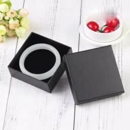 10Pcs Jewelry Kraft Box Ring Necklace Earrings Bracelet Organizer Girls Women Men Gift Packaging Travel Accessories Sponge Case