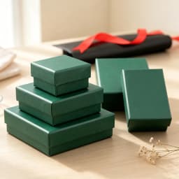 10Pcs Jewelry Kraft Box Ring Necklace Earrings Bracelet Organizer Girls Women Men Gift Packaging Travel Accessories Sponge Case
