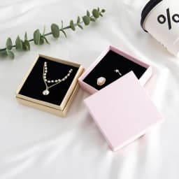 10Pcs Jewelry Kraft Box Ring Necklace Earrings Bracelet Organizer Girls Women Men Gift Packaging Travel Accessories Sponge Case