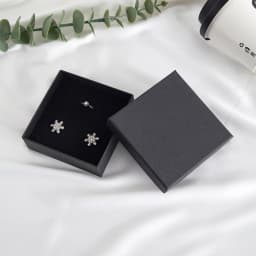 10Pcs Jewelry Kraft Box Ring Necklace Earrings Bracelet Organizer Girls Women Men Gift Packaging Travel Accessories Sponge Case