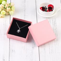 10Pcs Jewelry Kraft Box Ring Necklace Earrings Bracelet Organizer Girls Women Men Gift Packaging Travel Accessories Sponge Case