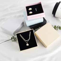 10Pcs Jewelry Kraft Box Ring Necklace Earrings Bracelet Organizer Girls Women Men Gift Packaging Travel Accessories Sponge Case