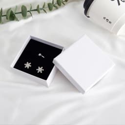 10Pcs Jewelry Kraft Box Ring Necklace Earrings Bracelet Organizer Girls Women Men Gift Packaging Travel Accessories Sponge Case